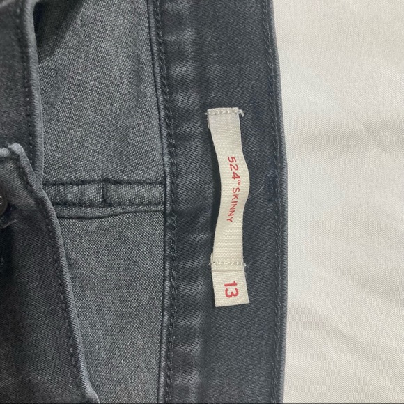 Levi’s 524 Skinny Jean Black - Picture 3 of 7